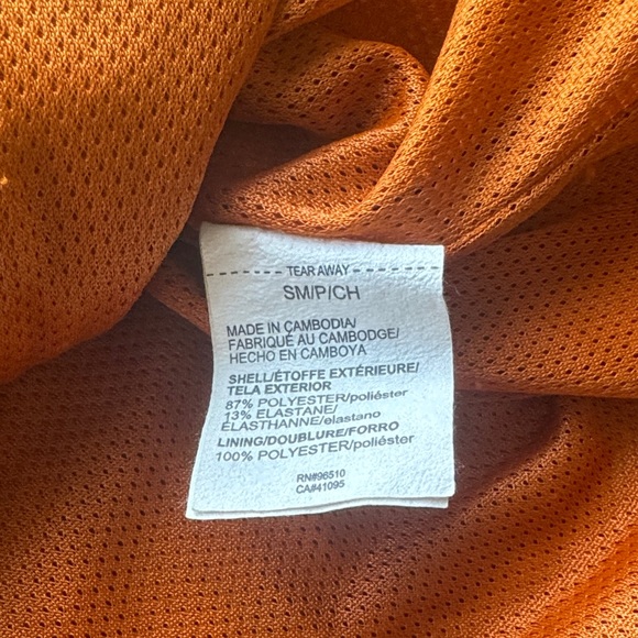 Under Armour Burnt Orange Full-Zip Jacket - Picture 5 of 5